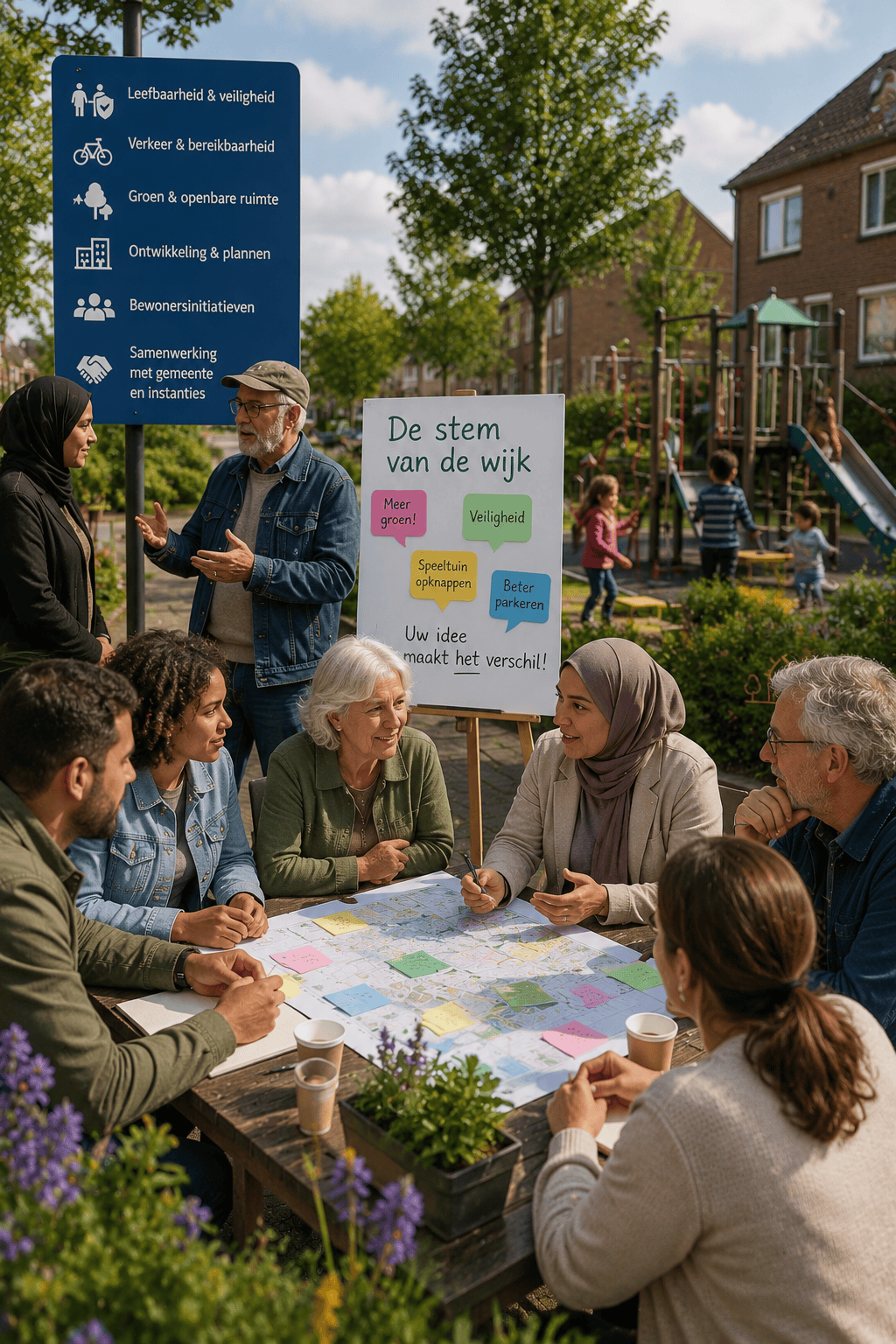 Waar staat de wijkraad voor?